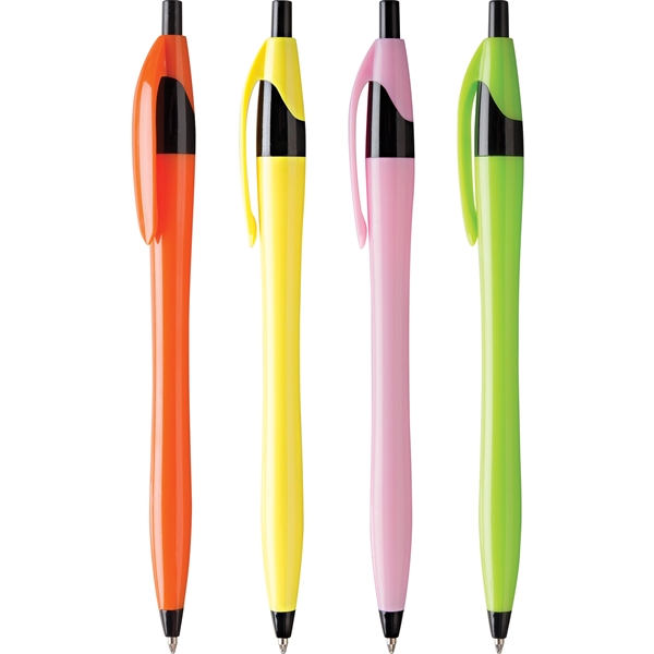 Javalina Tropical Pen has an array of tropical colors, hourglass shape,... from ASI 61966 HPG / Hub Pen
