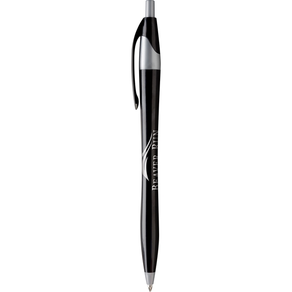 Javalina Corporate Pen has an hourglass shape, corporate colors w/gray accents... from ASI 61966 HPG / Hub Pen