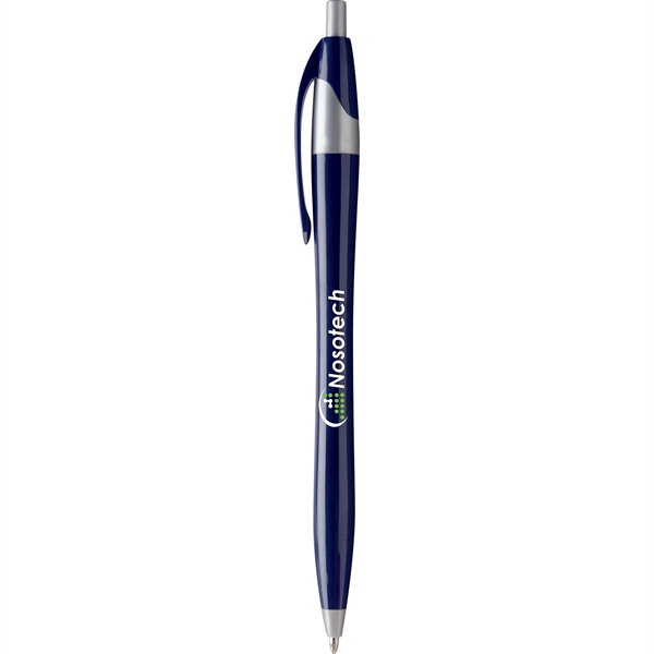 Javalina Corporate Pen has an hourglass shape, corporate colors w/gray accents... from ASI 61966 HPG / Hub Pen