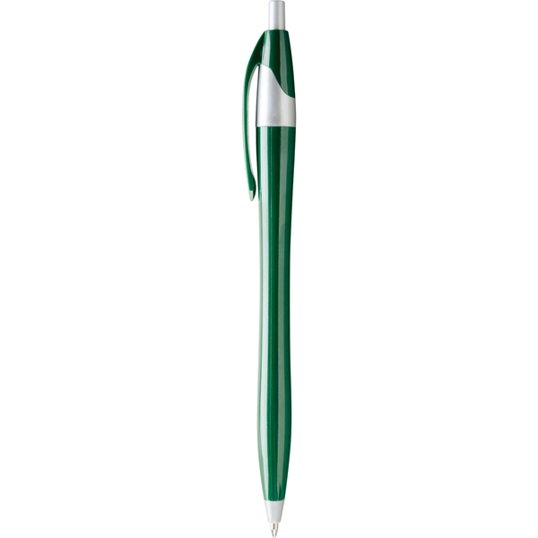 Javalina Corporate Pen has an hourglass shape, corporate colors w/gray accents... from ASI 61966 HPG / Hub Pen