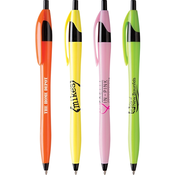 Javalina Tropical Pen has an array of tropical colors, hourglass shape,... from ASI 61966 HPG / Hub Pen