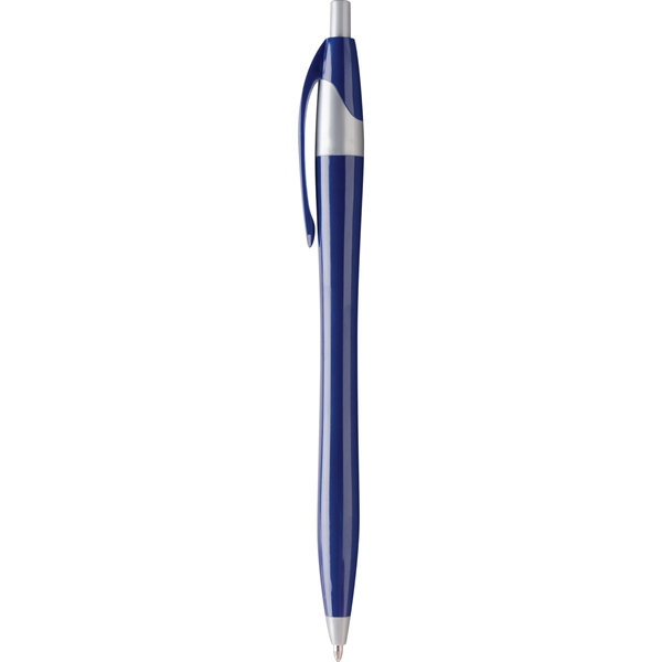 Javalina Corporate Pen has an hourglass shape, corporate colors w/gray accents... from ASI 61966 HPG / Hub Pen