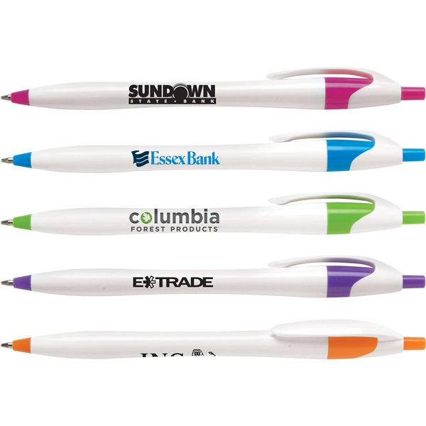 Javalina Splash has an hourglass shape with a white barrel with... from ASI 61966 HPG / Hub Pen