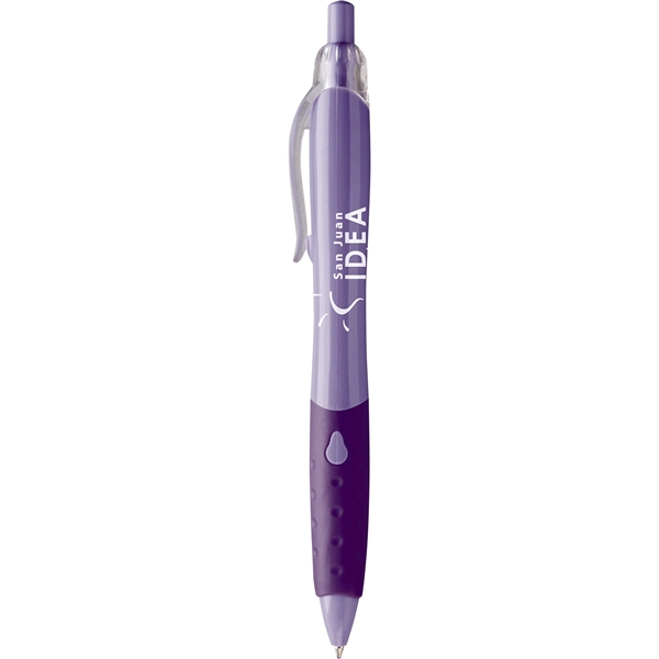 Piper ballpoint pen has an oversized hourglass shape and features a... from ASI 61966 HPG / Hub Pen
