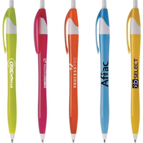 Javalina Breeze is fun bright barreled hourglass shaped ballpoint pen with... from ASI 61966 HPG / Hub Pen