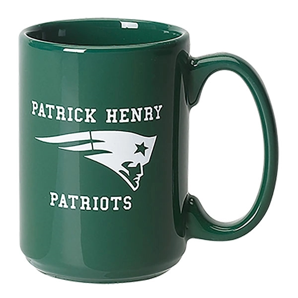 15 oz. ceramic mug with C-shaped handle and silkscreen imprint.... from ASI 39820 Opusline (Benmex) / Opus Line