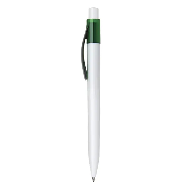 Plastic click action ballpoint pen with wide clip... from ASI 31517 Admart Products / Admart Line