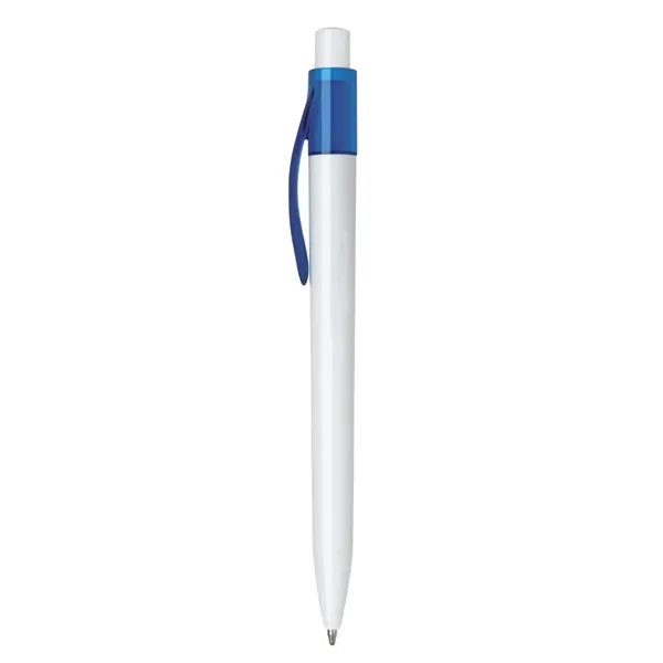 Plastic click action ballpoint pen with wide clip... from ASI 31517 Admart Products / Admart Line