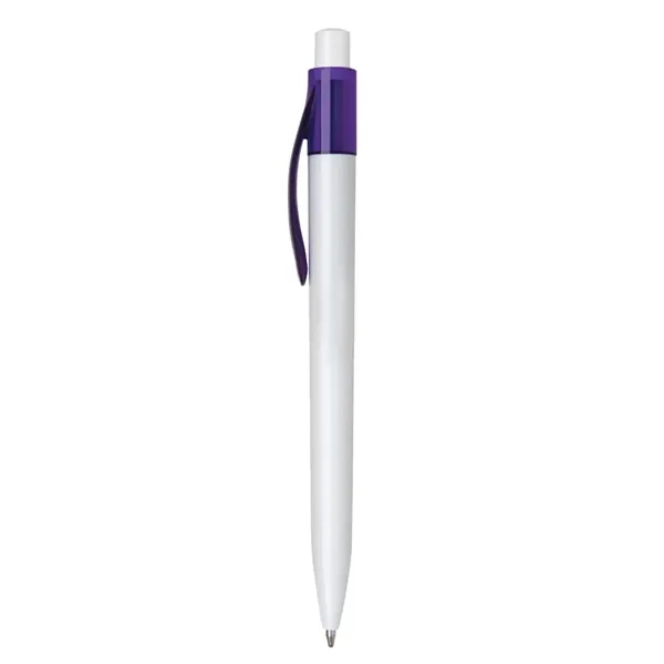 Plastic click action ballpoint pen with wide clip... from ASI 31517 Admart Products / Admart Line