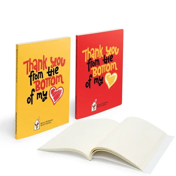 MEDIO PERFECT BOUND NOTEBOOK 5" X 7" WITH 150 PAGESPACKAGING Bulk... from ASI 88660 Spector & Co.