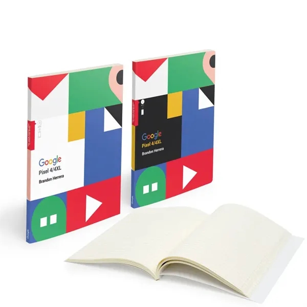 MIGHTY PERFECT BOUND NOTEBOOK 7" X 9" WITH 150 PAGESPACKAGING Bulk... from ASI 88660 Spector & Co.