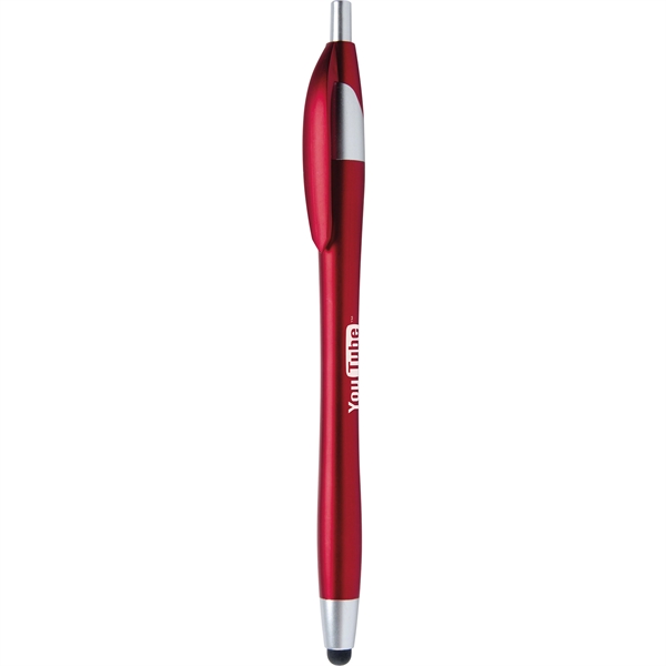 Javalina Metallic Stylus Pen has an hourglass shape, ultra smooth writing... from ASI 61966 HPG / Hub Pen