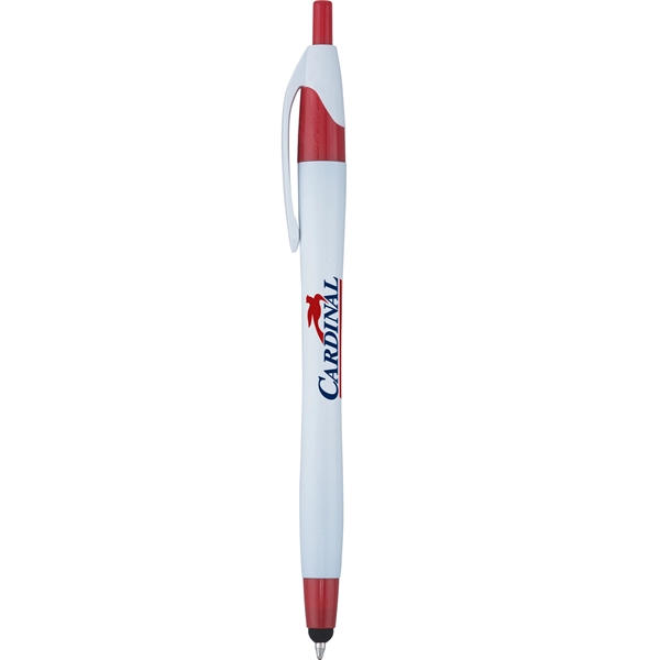 Javalina Classic Stylus Pen comes in Hourglass shaped White barrels with... from ASI 61966 HPG / Hub Pen