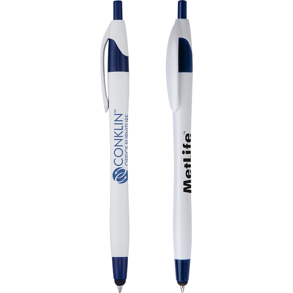 Javalina Classic Stylus Pen comes in Hourglass shaped White barrels with... from ASI 61966 HPG / Hub Pen