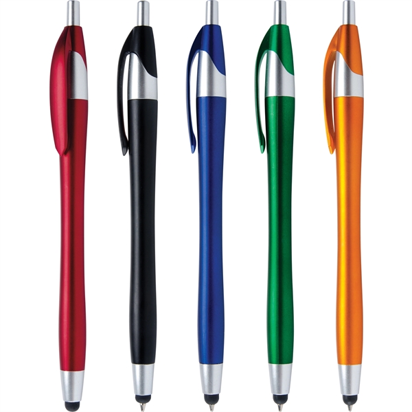 Javalina Metallic Stylus Pen has an hourglass shape, ultra smooth writing... from ASI 61966 HPG / Hub Pen