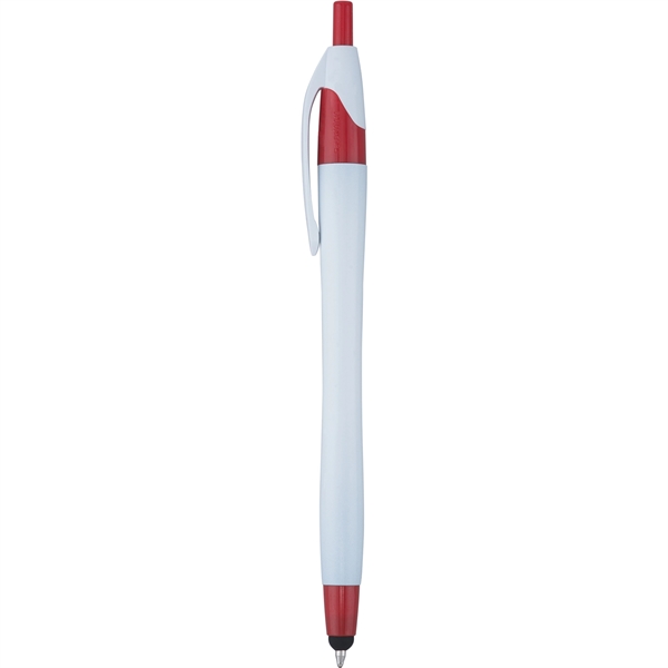Javalina Classic Stylus Pen comes in Hourglass shaped White barrels with... from ASI 61966 HPG / Hub Pen