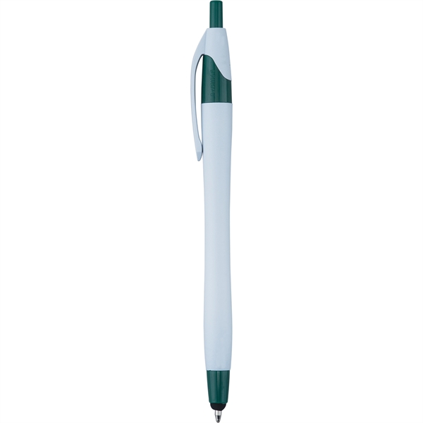 Javalina Classic Stylus Pen comes in Hourglass shaped White barrels with... from ASI 61966 HPG / Hub Pen