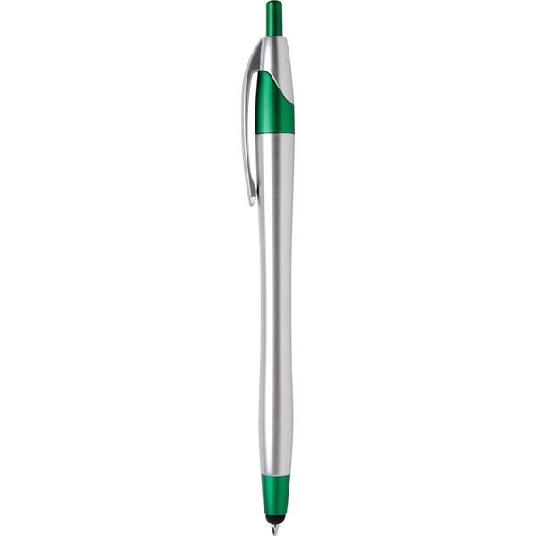 Javalina Chrome Stylus pen has an hourglass shape, stylus tip, brushed... from ASI 61966 HPG / Hub Pen