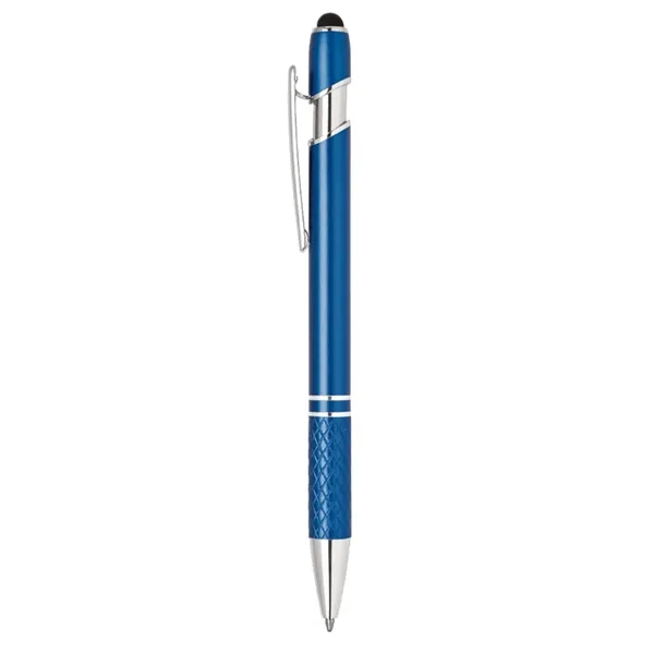 Aluminum click action ballpoint pen with soft stylus tip.... from ASI 31517 Admart Products / Admart Line