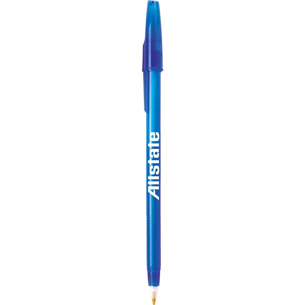 Translucent Stick plastic pen is offered in 4 stylish colors with... from ASI 61966 HPG / Hub Pen