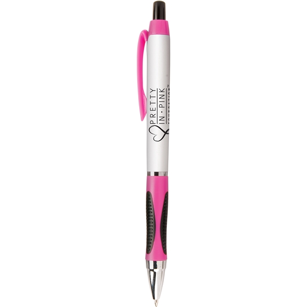Sprite ballpoint pen features several hot colors with black and chrome... from ASI 61966 HPG / Hub Pen