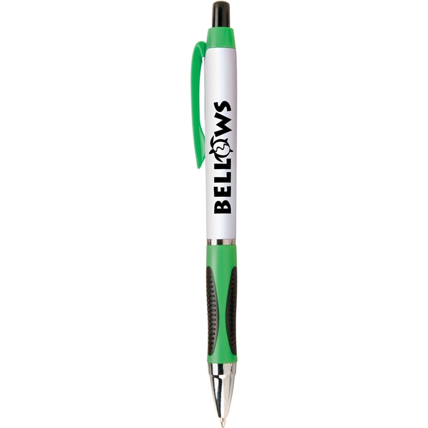 Sprite ballpoint pen features several hot colors with black and chrome... from ASI 61966 HPG / Hub Pen