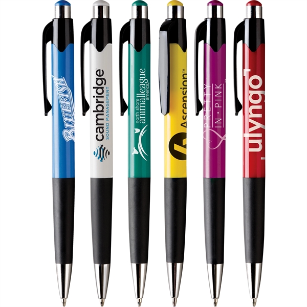 Mardi Gras features distinctive Silver accent and hot stylish barrel colors... from ASI 61966 HPG / Hub Pen