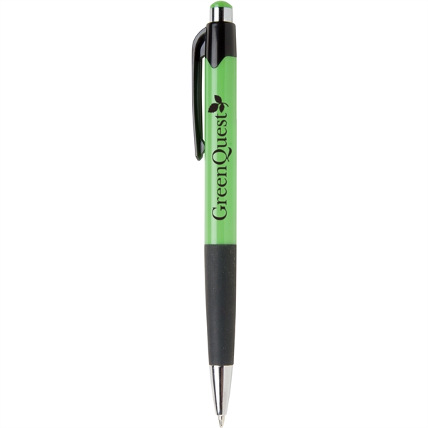 Mardi Gras Night click action has comfortable black grip and clip... from ASI 61966 HPG / Hub Pen