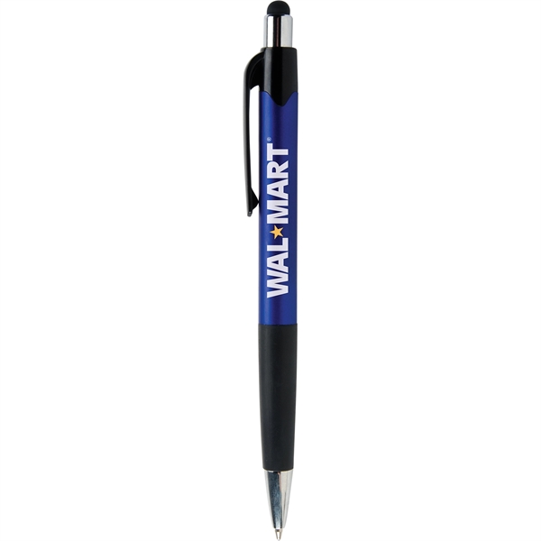Mardi Gras Touch Features handy stylus top with metallic colored barrels,... from ASI 61966 HPG / Hub Pen