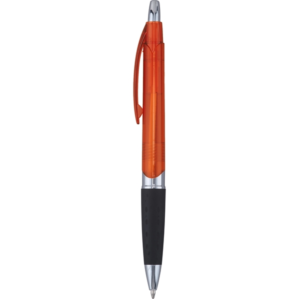 Zumba pen is offered in several translucent colors with silver barrel... from ASI 61966 HPG / Hub Pen