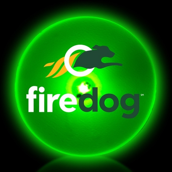 Circle shaped flashing LED light-up button with tie-tac butterfly backing.... from ASI 42016 Brighter Promotions Inc / Chemical Light™