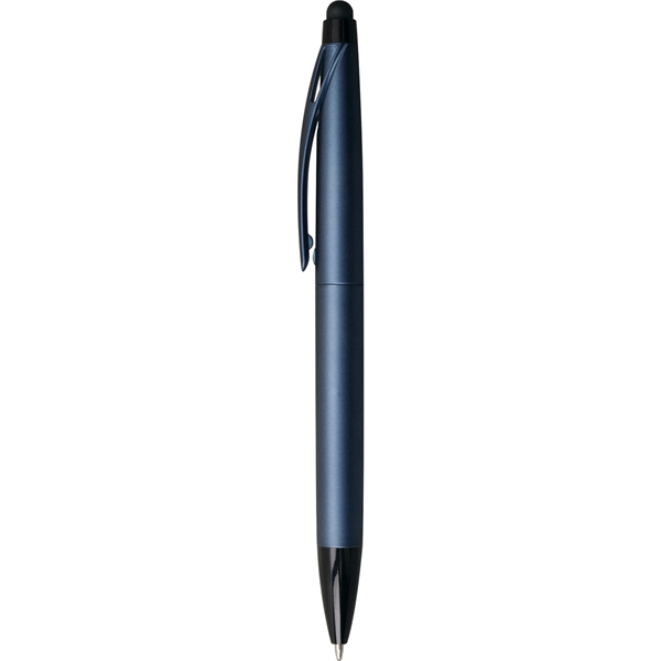 2-in-1 plastic pen with stylus with a twist-action ballpoint, black ink,... from ASI 61966 HPG / Hub Pen