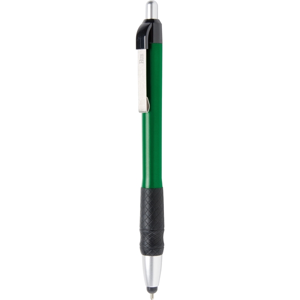 Hybrid Gel Ink pen with Stylus tip and rubber grip... from ASI 61966 HPG / Hub Pen