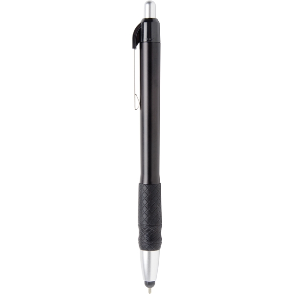 Hybrid Gel Ink pen with Stylus tip and rubber grip... from ASI 61966 HPG / Hub Pen