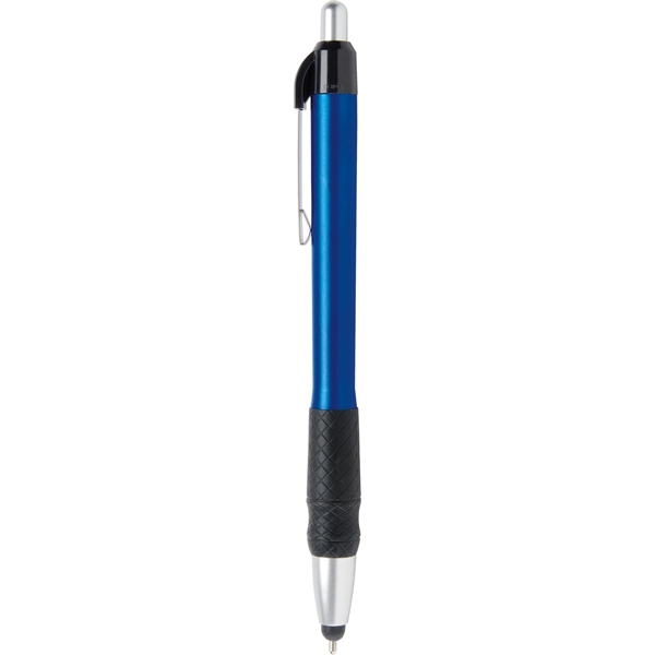 Hybrid Gel Ink pen with Stylus tip and rubber grip... from ASI 61966 HPG / Hub Pen