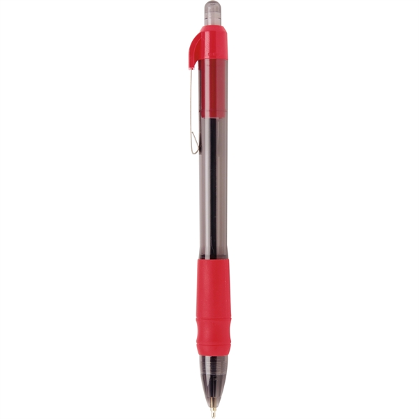 Click action retractable pen with Hybrid Gel Ink (in black or... from ASI 61966 HPG / Hub Pen
