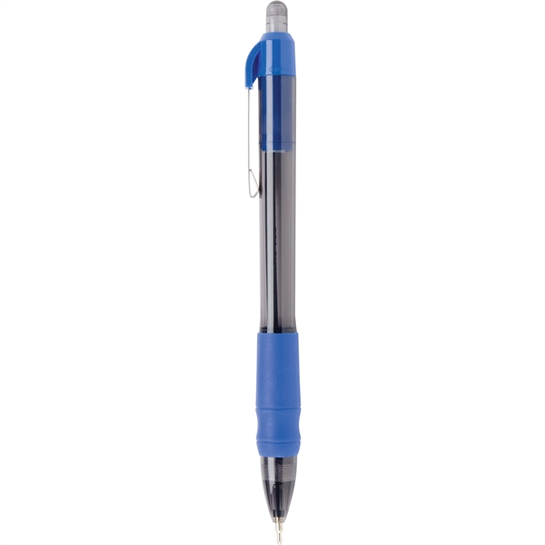 Click action retractable pen with Hybrid Gel Ink (in black or... from ASI 61966 HPG / Hub Pen