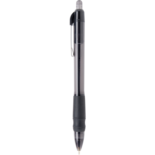 Click action retractable pen with Hybrid Gel Ink (in black or... from ASI 61966 HPG / Hub Pen