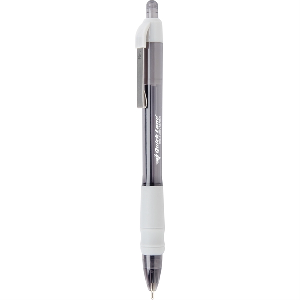 Click action retractable pen with Hybrid Gel Ink (in black or... from ASI 61966 HPG / Hub Pen