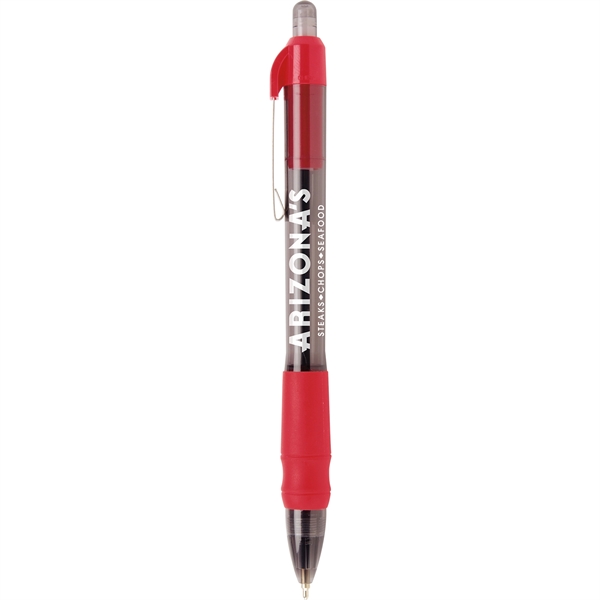 Click action retractable pen with Hybrid Gel Ink (in black or... from ASI 61966 HPG / Hub Pen