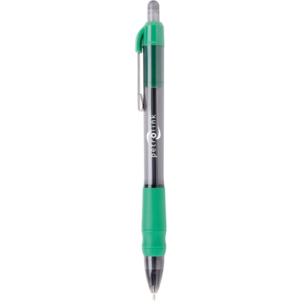 Click action retractable pen with Hybrid Gel Ink (in black or... from ASI 61966 HPG / Hub Pen