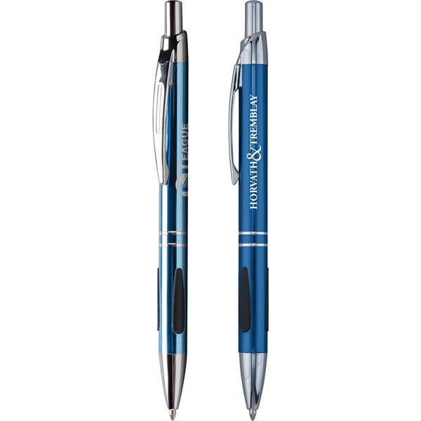 Vienna is beautifully styled with a raised rubber grip for writing... from ASI 61966 HPG / Hub Pen