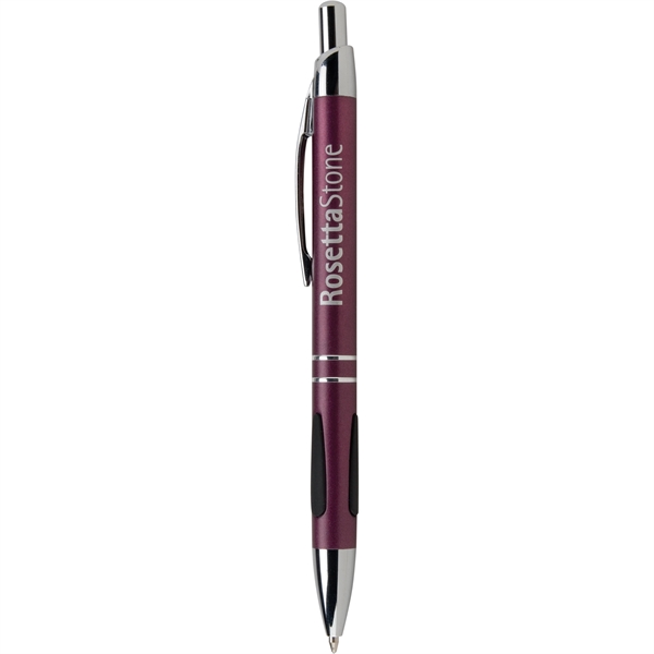 Vienna Rhine is a classic ballpoint that features silver accents, black... from ASI 61966 HPG / Hub Pen