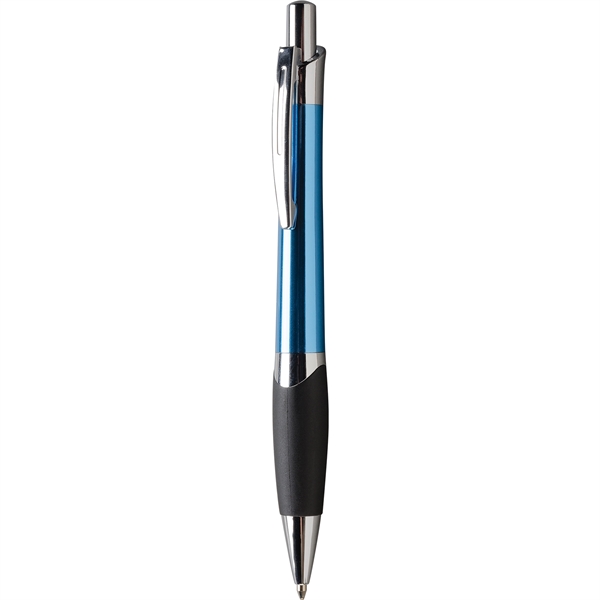 Imprezza click action ballpoint pen is available in metallic colors, sculpted... from ASI 61966 HPG / Hub Pen