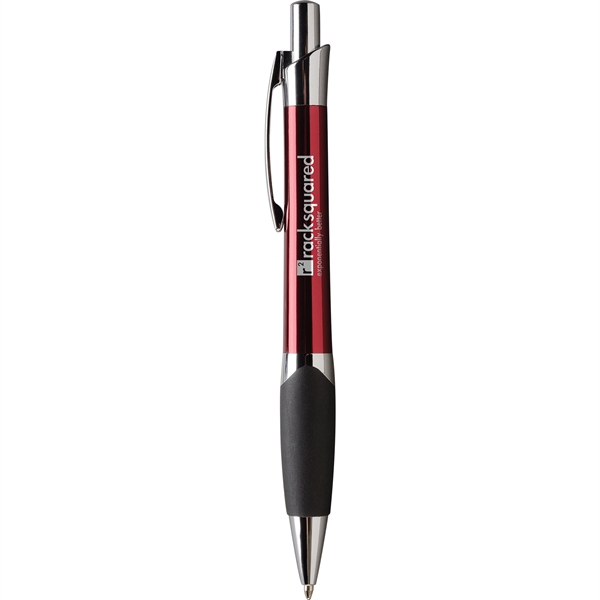 Imprezza click action ballpoint pen is available in metallic colors, sculpted... from ASI 61966 HPG / Hub Pen