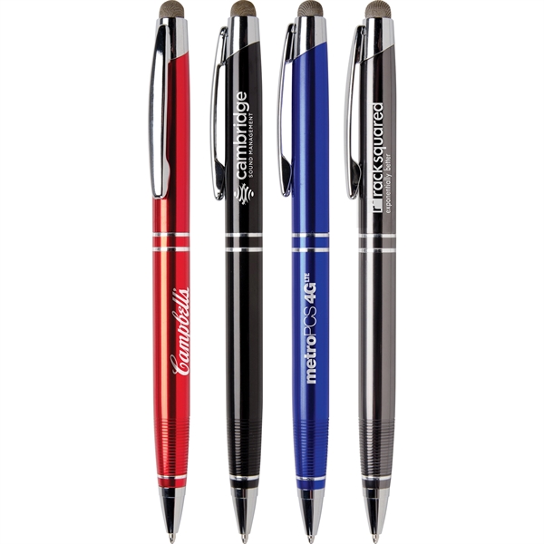The Smoothscript stylus pen is a classically styled, Twist-action metal pen... from ASI 61966 HPG / Hub Pen