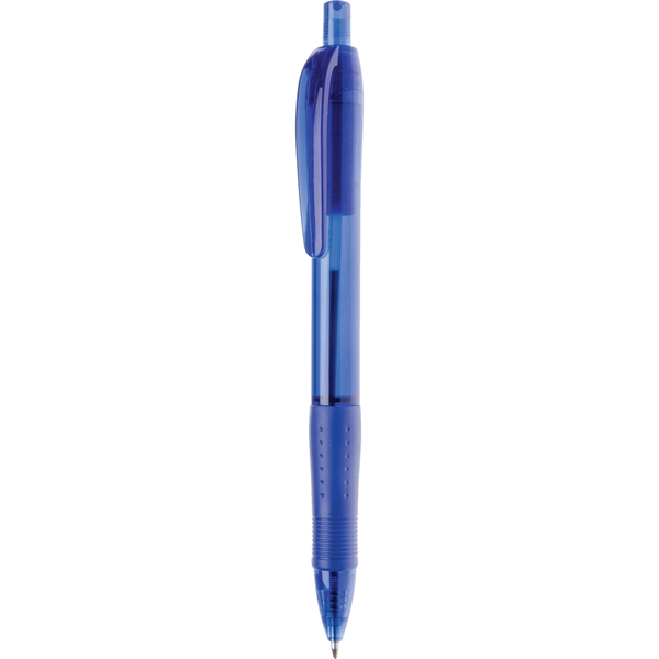 Olindy Ballpoint Pen features translucent barrel available in several classic colors... from ASI 61966 HPG / Hub Pen