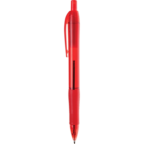 Olindy Ballpoint Pen features translucent barrel available in several classic colors... from ASI 61966 HPG / Hub Pen