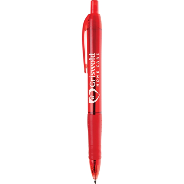 Olindy Ballpoint Pen features translucent barrel available in several classic colors... from ASI 61966 HPG / Hub Pen