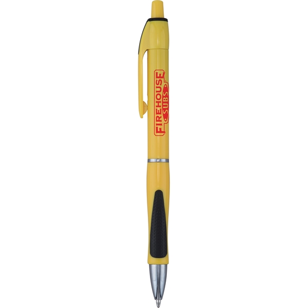 Panther plunger ballpoint pen features ergonomic design & vibrant colors, tapered... from ASI 61966 HPG / Hub Pen